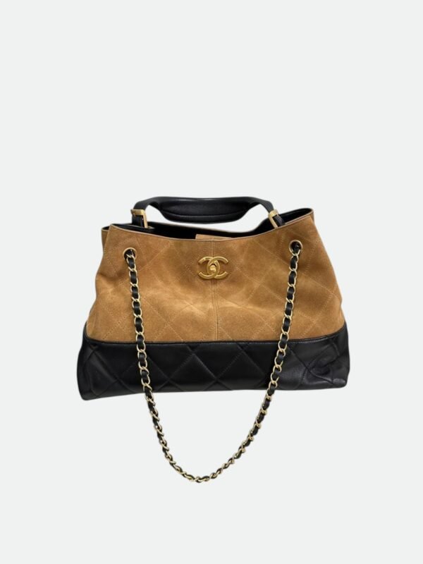 Borsa Chanel In Scamosciato Marrone
